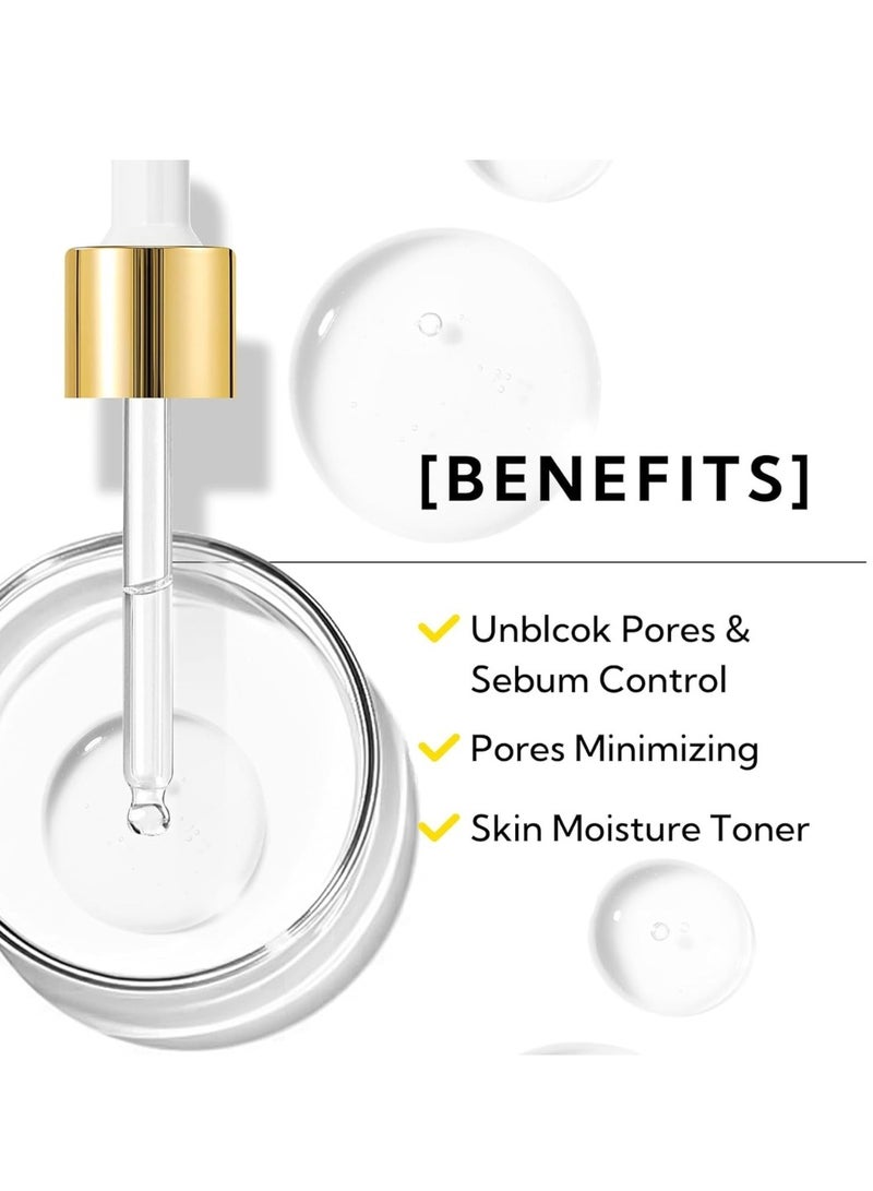 LANBENA سيروم حل المسام - سيروم تصغير المسام وتخفيفها لشد المسام وتقليل الزيوت 15 مل - Image 2