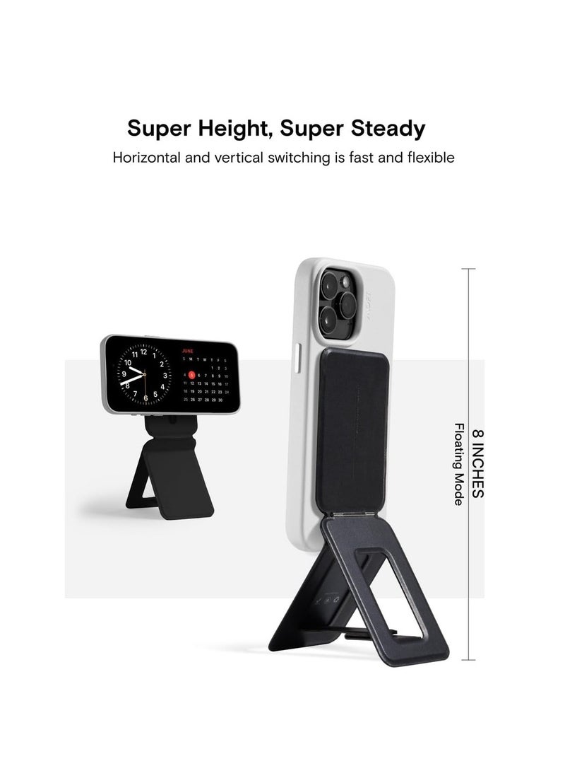 حامل ثلاثي القوائم للهاتف متوافق مع سلسلة آيفون 15/14/13/12 باللون الأسود اللامع (MOVAS) - Image 2