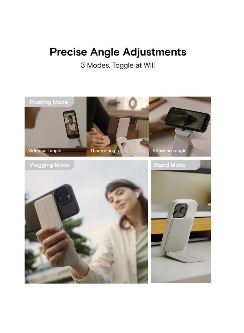 حامل ثلاثي القوائم للهاتف متوافق مع سلسلة آيفون 15/14/13/12 باللون الأسود اللامع (MOVAS) - Image 5