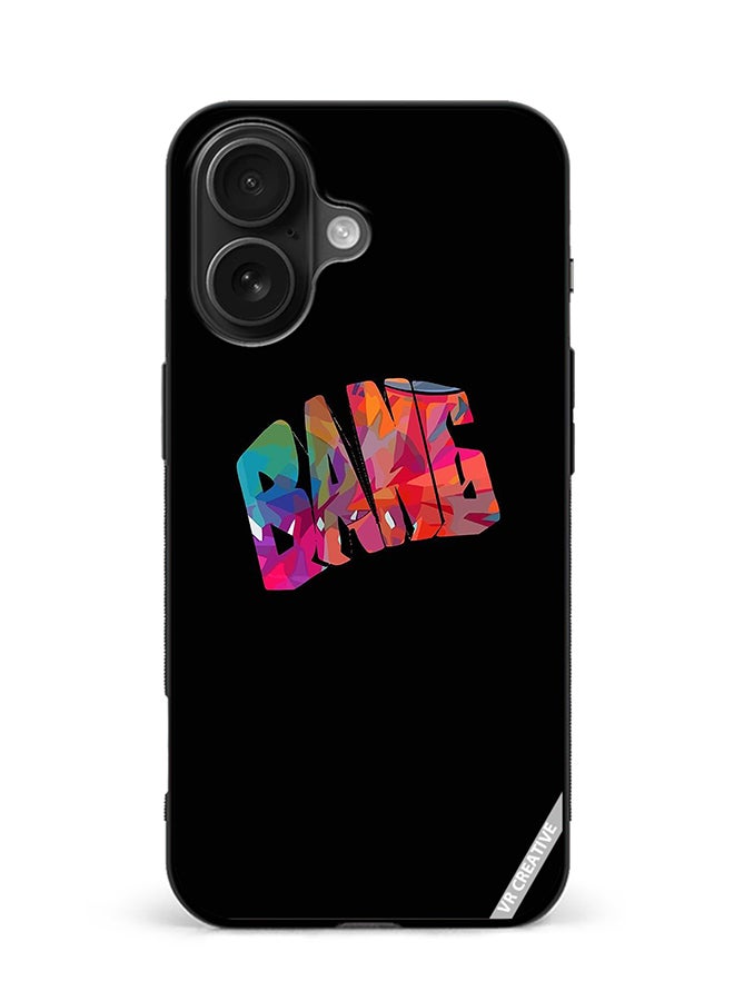 Protective Case Cover For Apple iPhone 16 Bang Design Multicolour