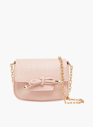 Girls Bow Accent Crossbody Bag with Chain Strap and Button Closure - pzsku/Z4A1E5BD2E3A64AFF6FC4Z/45/_/1739963673/2ebe91c2-4b30-4304-af3b-974abe2438fc