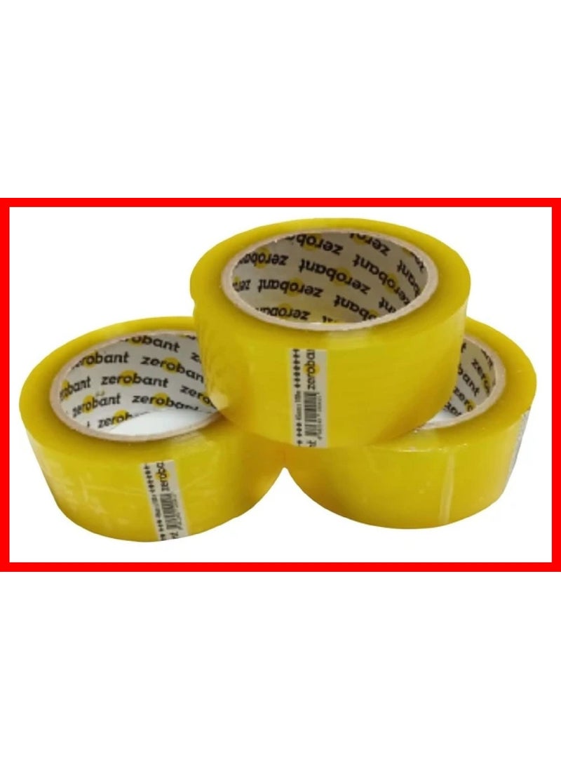 Zero Duct Tape Acrylic Transparent Strong Adhesive 36 Mc 45 mm x 100 mt  - Image 5