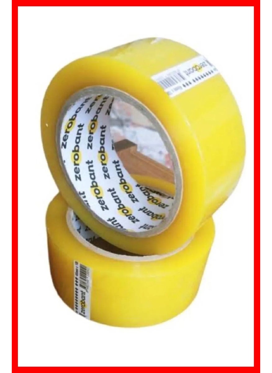 Zero Duct Tape Acrylic Transparent Strong Adhesive 36 Mc 45 mm x 100 mt  - Image 3