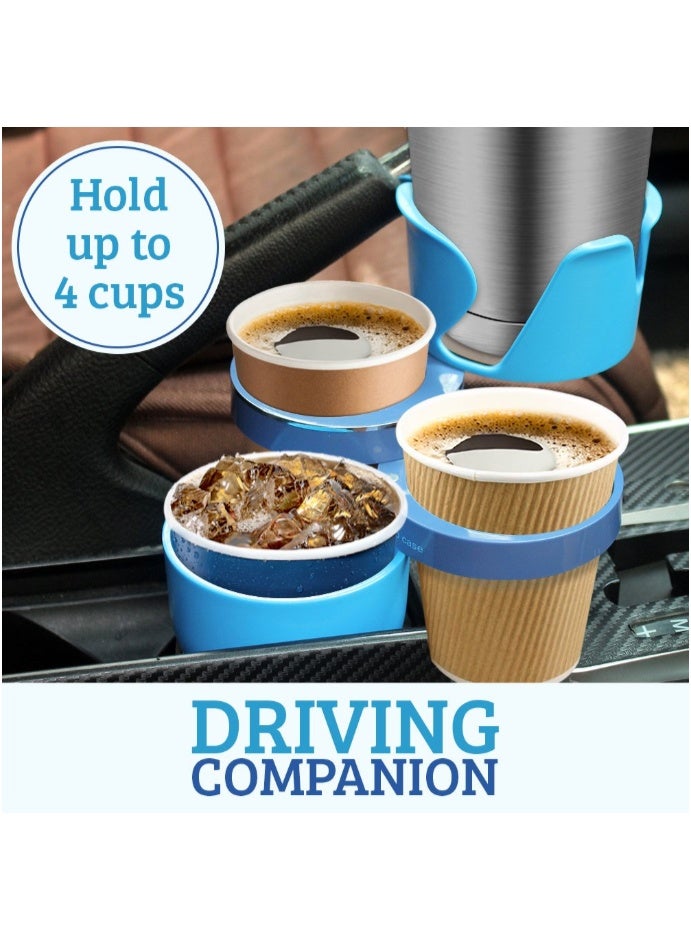 REBENUO Car cup holder with phone holder - Image 4