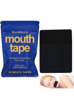 KASTWAVE Sleep Tape Strips, 30 Pcs Mouth Tape for Sleeping, Anti Snoring Mouth Strips, Anti Snoring Aid for Men & Women, Reusable Hypoallergenic Premium Quality Snoring Strips Pain-Free Removal  - Image 1