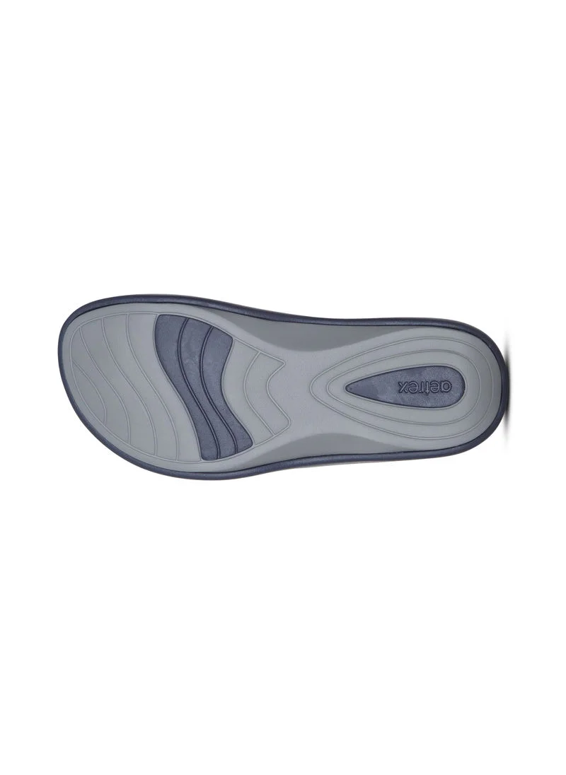 aetrex Janey Sport Slides Navy