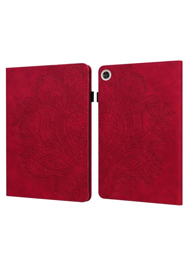 Case For Huawei Mediapad Enjoy Tablet 2 10.1 Peacock Embossed Pattern TPU + PU Horizontal Flip Leather Case with Holder & Card Slots & Wallet & Sleep / Wake-up Function