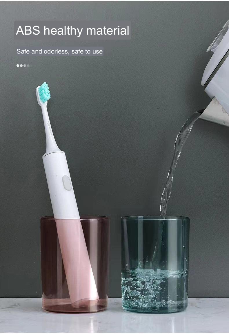 Tyzag Toothbrush Holders for Bathroom, Tooth Brushes Holder, Toothbrush Holder Wall Mounted, Brush Holder for Bathroom Wall Mounted (2 Cup, White) - Image 5
