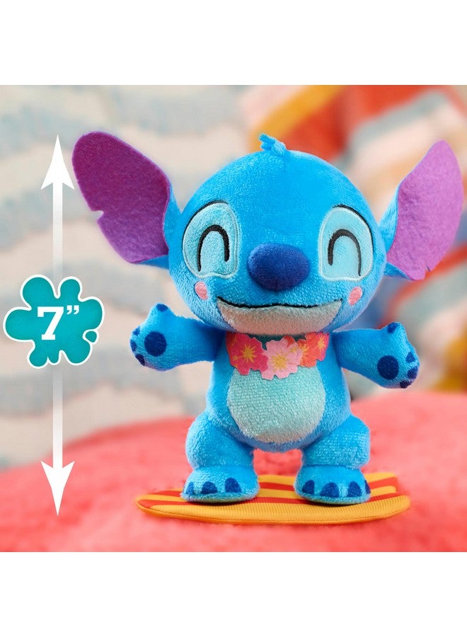 Just Play Disney Stitch That’s So Stich Small Surfer Stitch Plush, 7 Inch Plush, Stuffed Animal, Alien, Kids Toys for Ages 2 Up by Just Play - Image 3