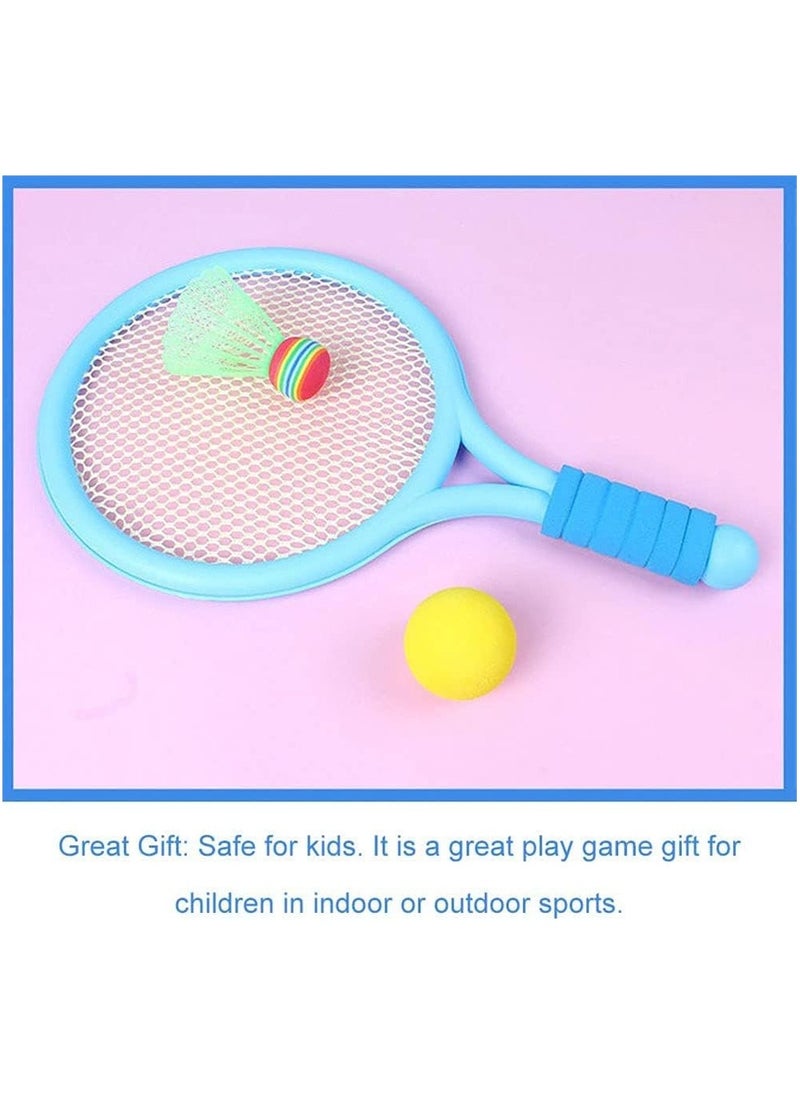 Generic Tennis Racket Set for Kids, 2 Tennis Rackets with1 Badminton ball and 1 Soft Tennis Ball for Toddler Indoor/Outdoor  - Image 5