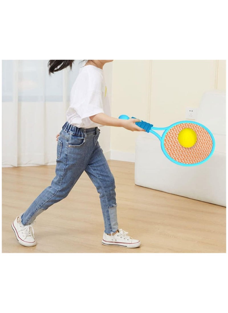 Generic Tennis Racket Set for Kids, 2 Tennis Rackets with1 Badminton ball and 1 Soft Tennis Ball for Toddler Indoor/Outdoor  - Image 4