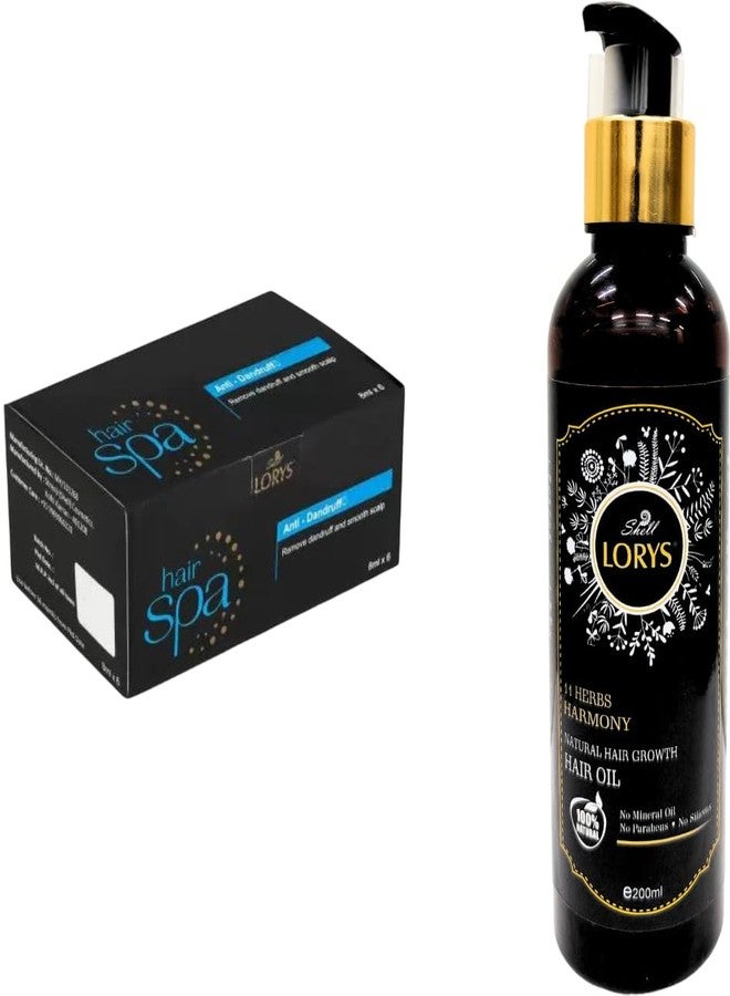 LORYS Healthy Hair Combo - Anti-Dandruff Shampoo & Growth Oil | Citrus & Lavender Infused | Frizz-Free & Shine-Enhancing | Smooths & Protects | Suitable for All Types | 248ml - Image 1
