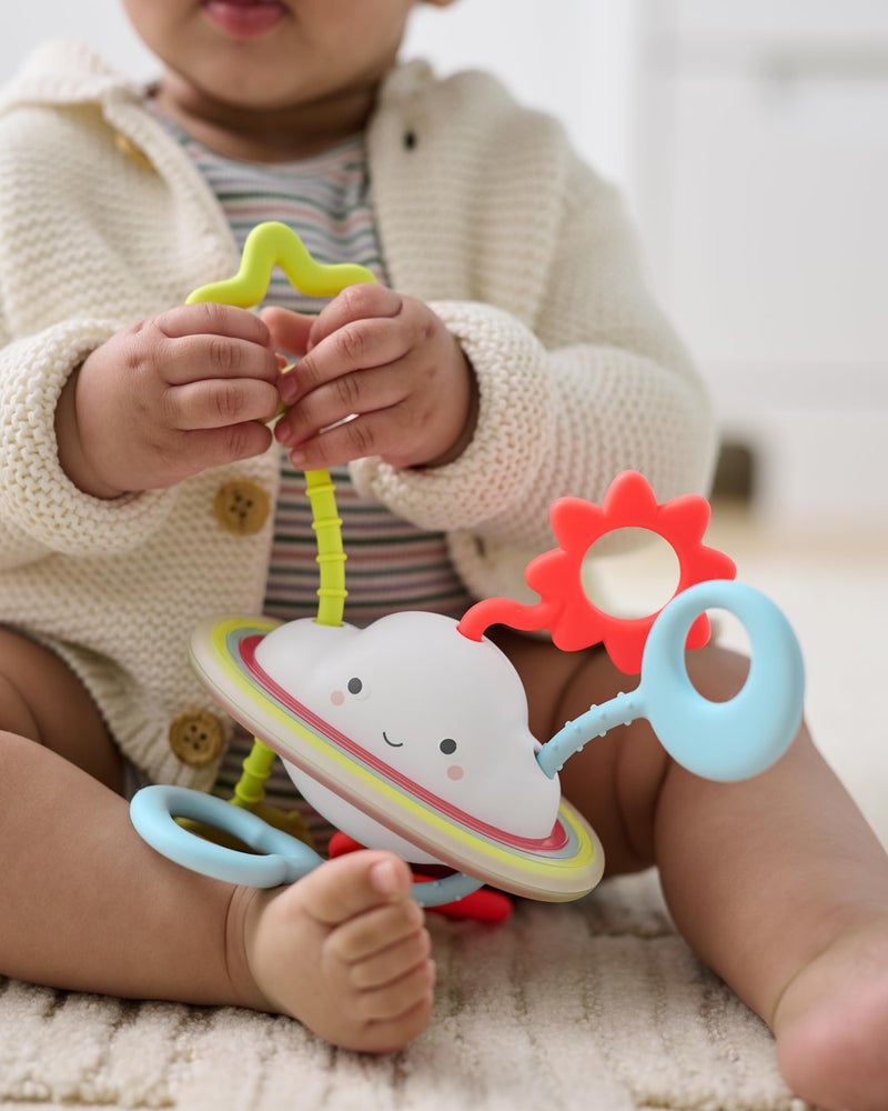Skip Hop Baby Sensory Toy Pull & Play Silver Lining Cloud Age 6m+ - Image 4