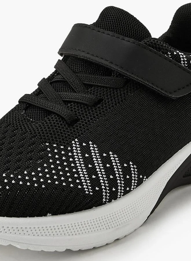 Oaklan By Shoexpress BLACK Boys Hook & Loop School Sports Shoes for Men | Best Price UAE