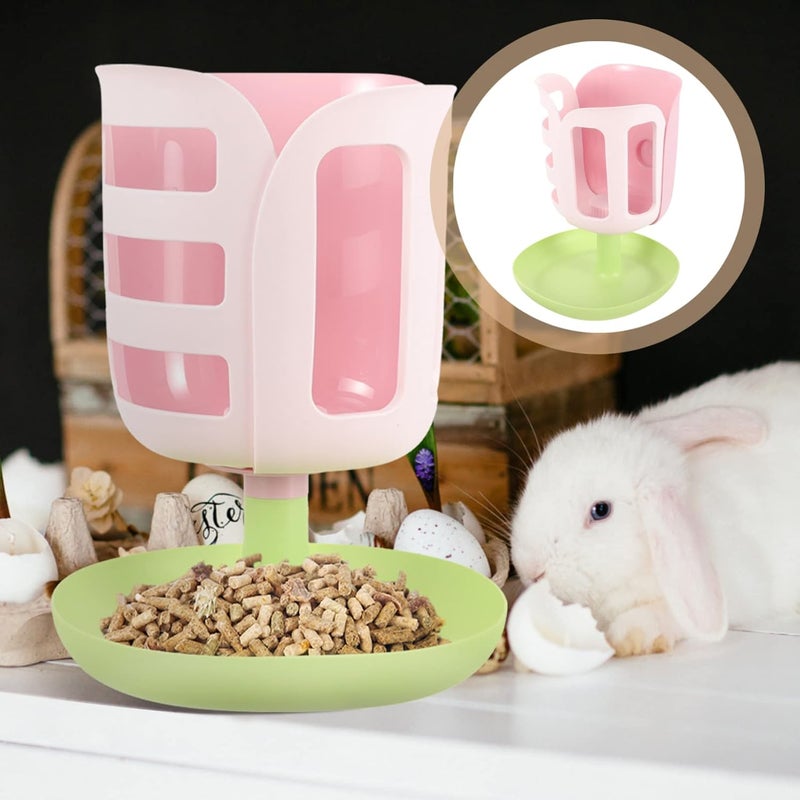 Tulip Vanilla Stand Bunny Hay Holder Feeder Chinchilla Feeder Storage Rack Lavender - Image 5