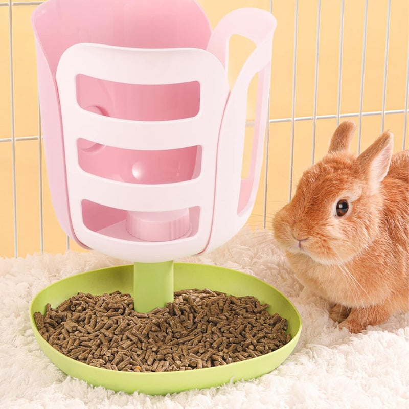 Tulip Vanilla Stand Bunny Hay Holder Feeder Chinchilla Feeder Storage Rack Lavender - Image 3