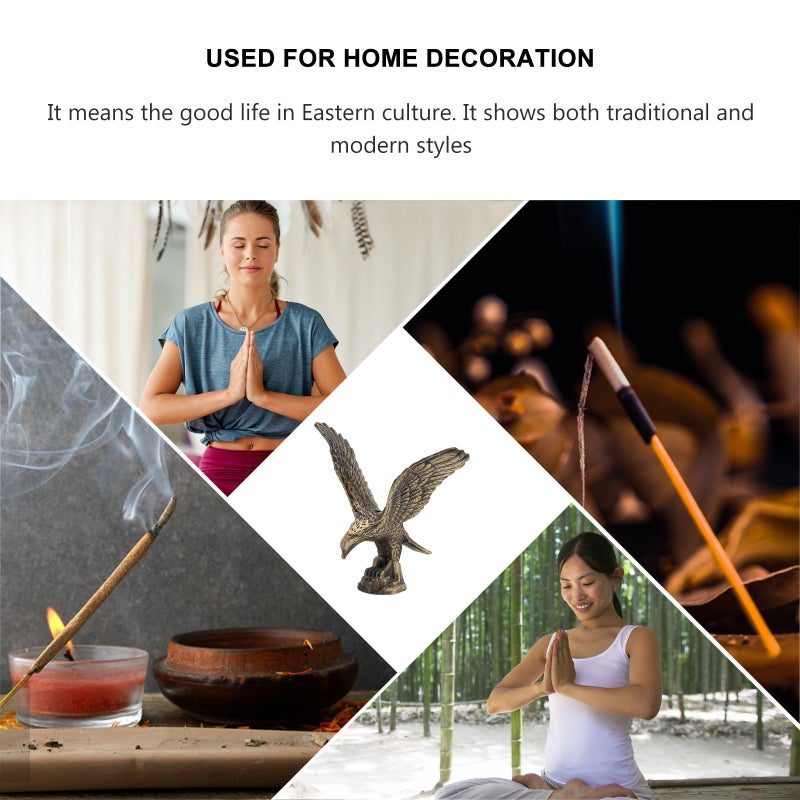 1pc Alloy Incense Stick Burner Indoor Decorative Incense Burner Decor Ornament - Image 5