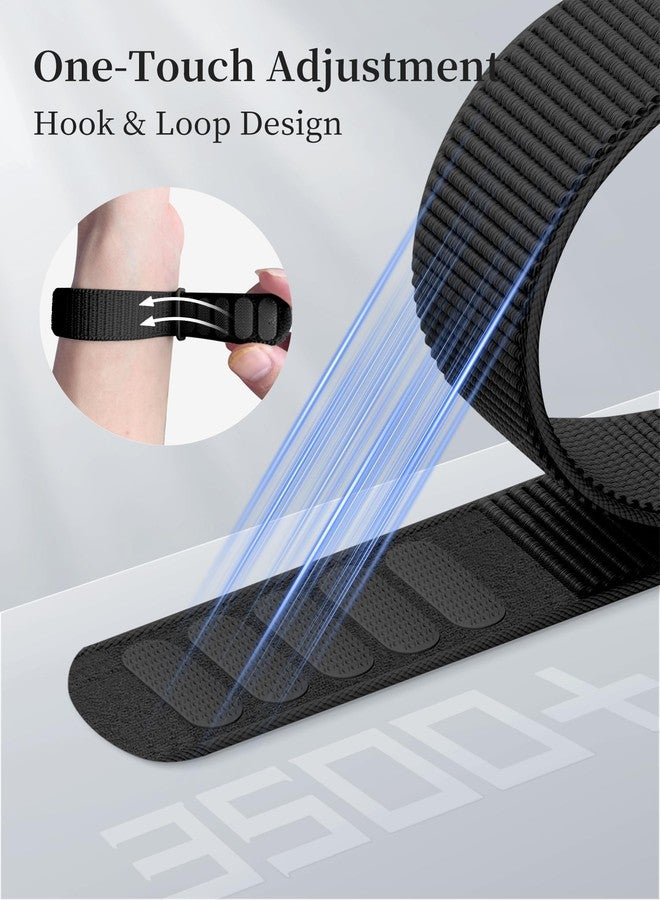Zspoly Nylon Loop Sport Replacement Bands Compatible with Hume Health Band，Adjustable Soft Wrist Bands for Hume Health Band ，Breathable Lightweight Replacement Strap for Fitness Tracker Women Men - Image 3