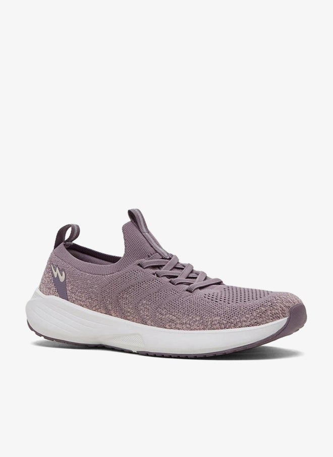 كامبس حذاء رياضي نسائي وردي مريح بتصميم شبكي مسامي ورباط سهل الارتداء - Image 1