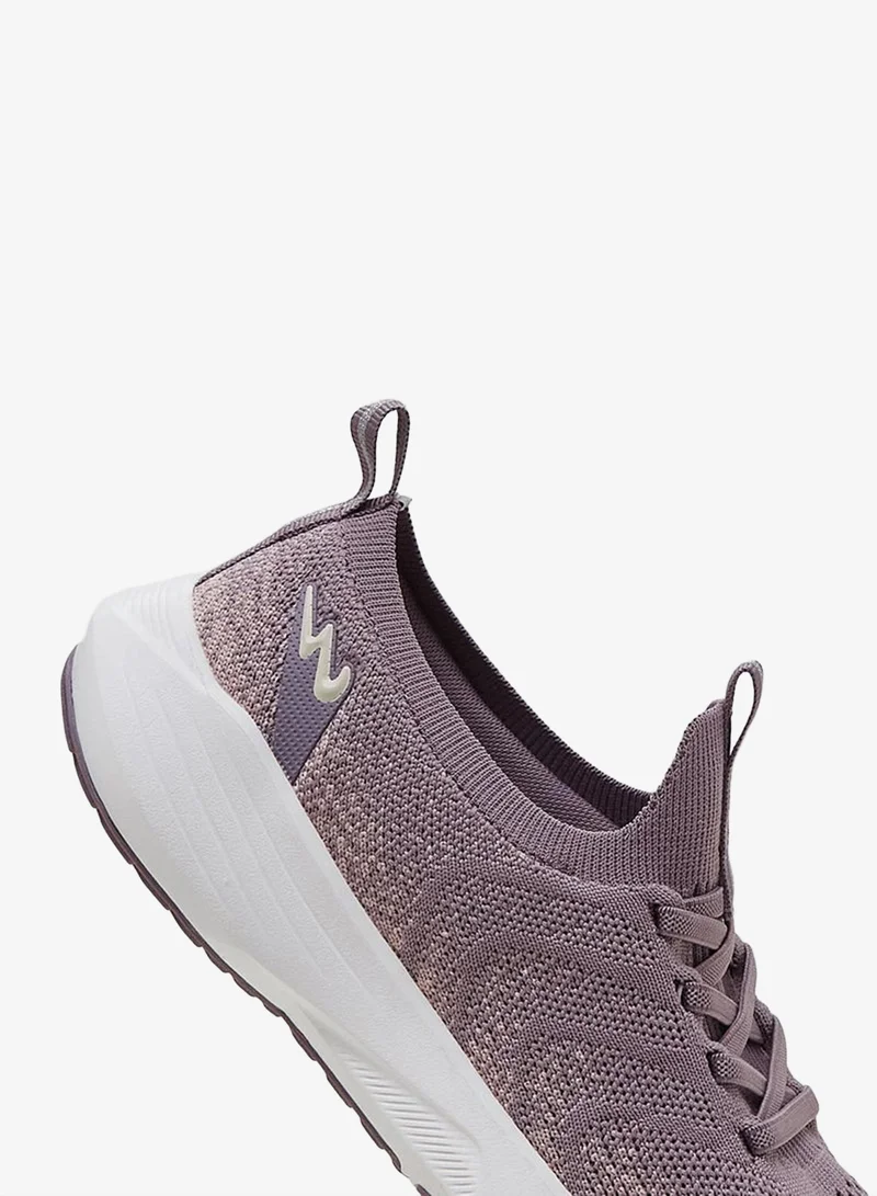 CAMPUS Quial Mauve Women’s Pink Comfort Sneakers – Breathable Knit Design Shoes with Trendy Slip-On Fit for Women | Best Price UAE
