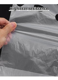 Excefore Handle Drinking Poly Bags, 200 Pcs, 2 Cup Plastic Handle Drink Carriers, 12" x 11" Clear Packaging Bags for Food Delivery, Take Out, Beverage, Coffee, Juice  - Image 4