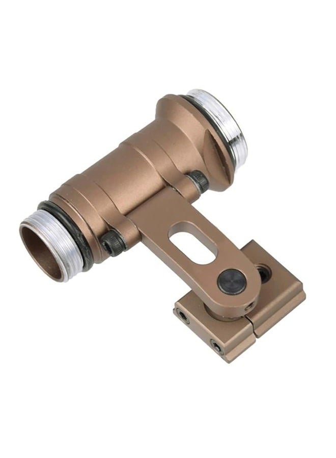 AWETHE Helmet Mount for Tactical Scout Flashlight M300B M300C M300V Series for ARC Helmet Rail Intergrated Flashlight Mount (Sand) - Image 2