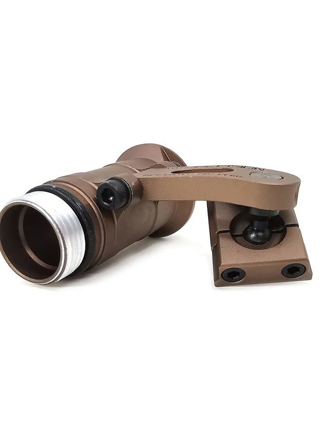 AWETHE Helmet Mount for Tactical Scout Flashlight M300B M300C M300V Series for ARC Helmet Rail Intergrated Flashlight Mount (Sand) - Image 3