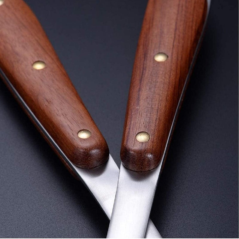 Primetan Stainless Steel Rice Paddle Scoop SpoonRice Scooper with Wooden Handle Cooking Utensil Kitchen Tool - Image 4