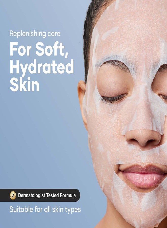 Cureskin قناع الوجه الورقي المرطب والمغذي بعمق من كيورسكين مع البانثينول، والسيكا، ونخالة الشوفان | ترطيب مكثف، مهدئ، ومعزز للإشراق | للبشرة الجافة والحساسة | عبوة من قطعة واحدة - Image 1
