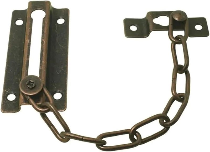 Copper Security Lock Set with Screws for Sliding Door Safety Guard Hardware - Image 2
