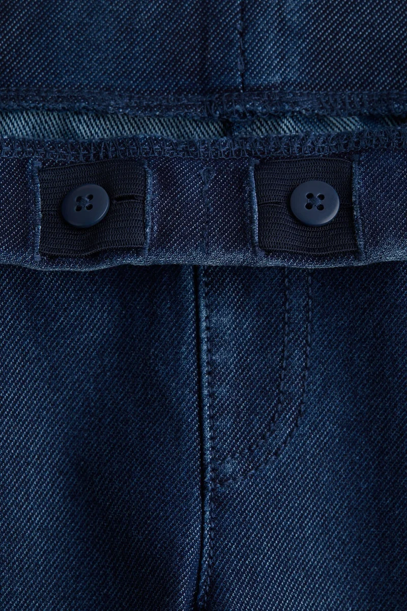 H&M Wide denim-look trousers