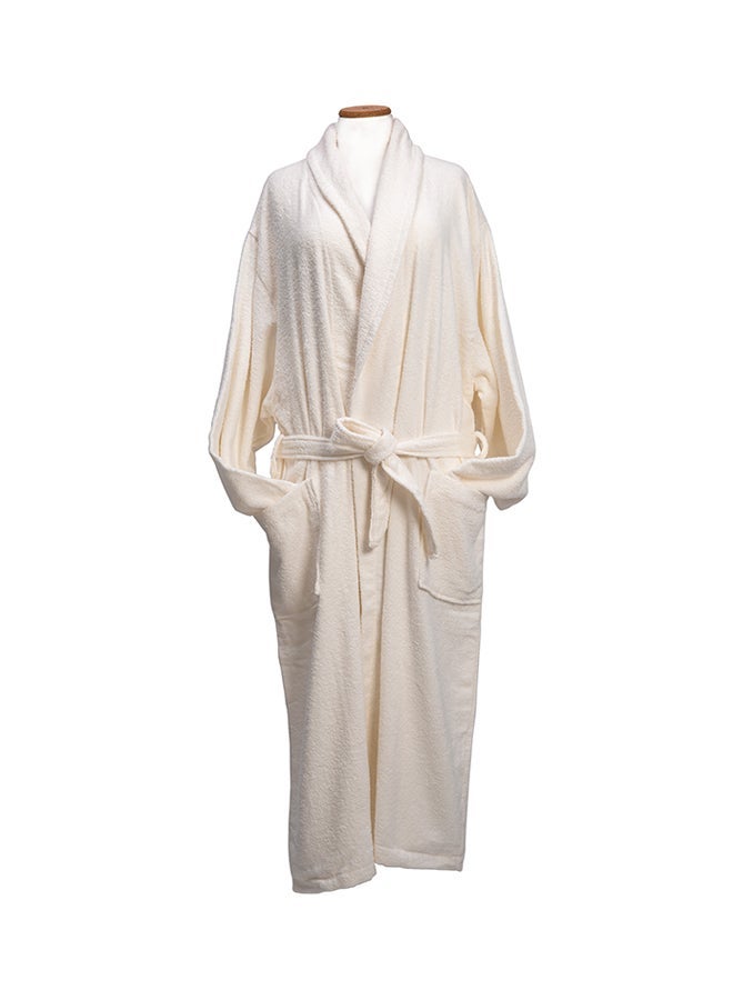 NIBEMINENT Bath Robe White Large - Image 1