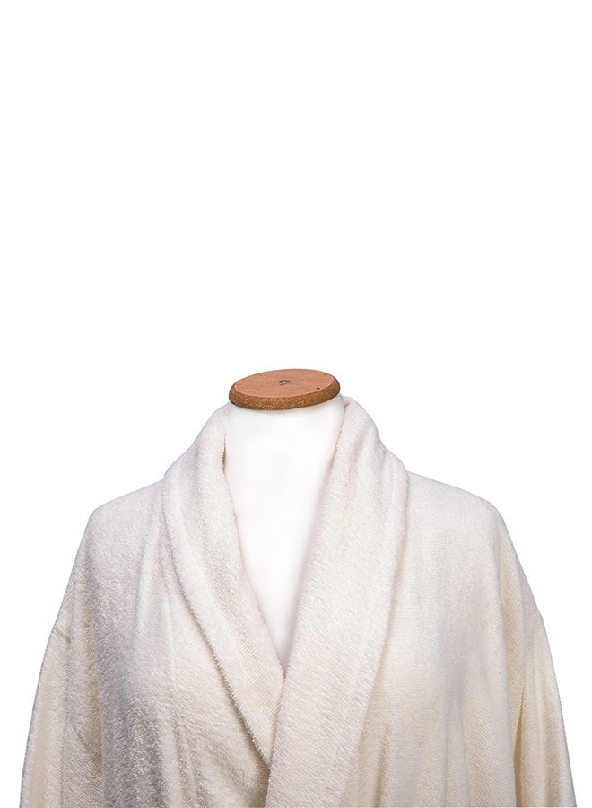 NIBEMINENT Bath Robe White Large - Image 3