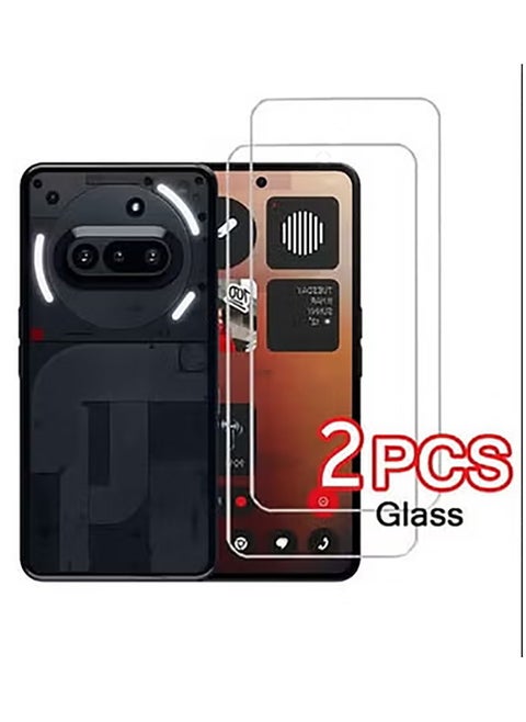 2 Pack High definition transparent Glass Screen Protector for Nothing Phone 3A , Hardness Anti-Scratch Tempered Glass flim, Case Friendly, Anti-Fingerprint,Anti-Scratch