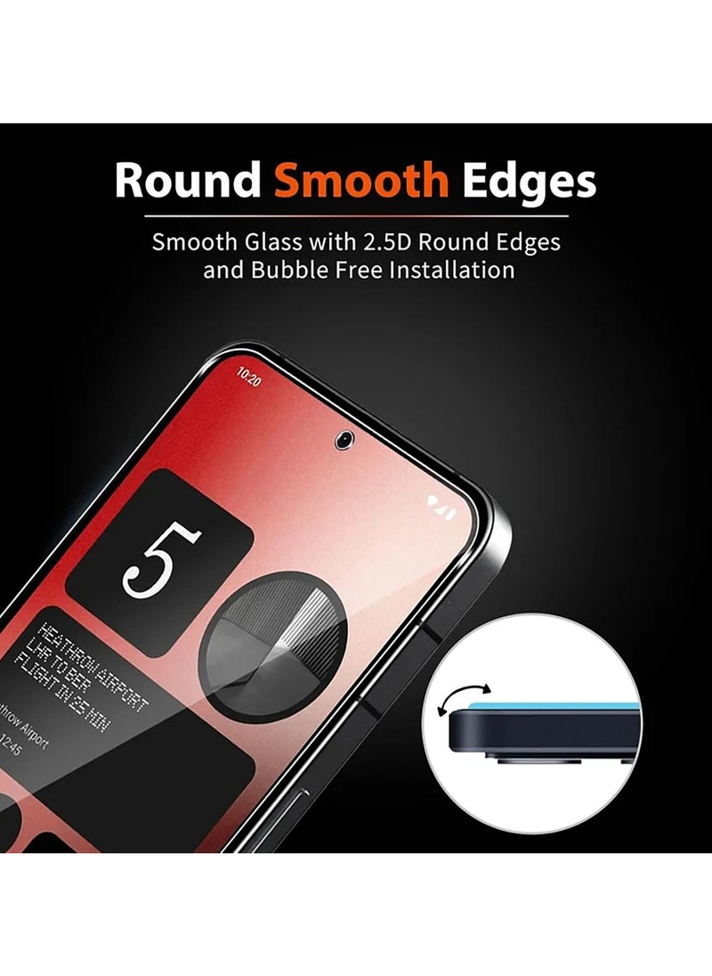 Generic - 2 Pack High definition transparent Glass Screen Protector for Nothing Phone 3A , Hardness Anti-Scratch Tempered Glass flim, Case Friendly, Anti-Fingerprint,Anti-Scratch - Image 1
