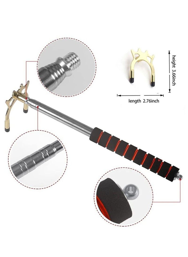 حامل جسر بلياردو قابل للسحب مع 3 قطع من رؤوس الجسر القابلة للفصل وتخزين سهل وخفيف الوزن ومناسب لطاولة البلياردو والسنوكر (مجموعة فضية مكونة من 4 قطع) - pzsku/Z4A200FC69F4087D72D3CZ/45/_/1682586807/a3a3393e-0578-4c06-a7d9-daaddb55c84d