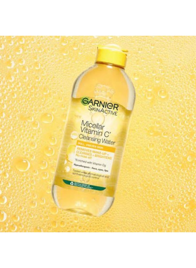 Garnier Micellar Water Makeup Remover with Vitamin C for a Radiant Complexion, 400ml - Image 2