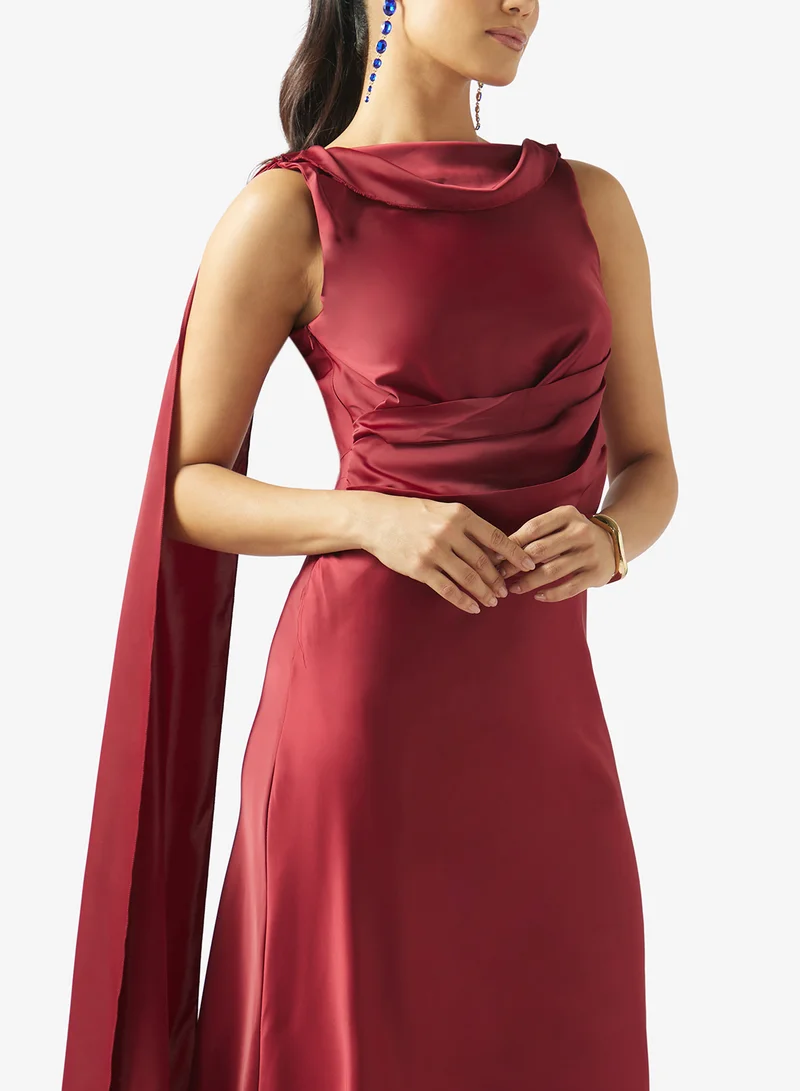 Ella Limited Edition  Shift Dress With Trail for Women | Best Price UAE
