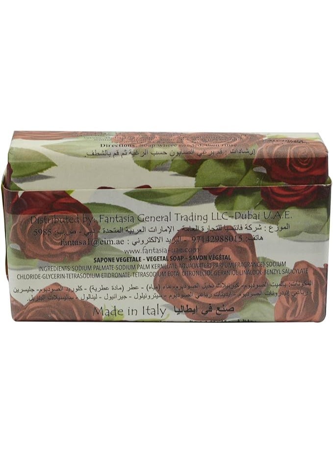 Alchimia Vegetal Soap Rose 100G | Elegant Italian Soap with Delicate Rose Fragrance |Feminine scents light skincare touch | Maintain Skin natural moisture balance - Image 2