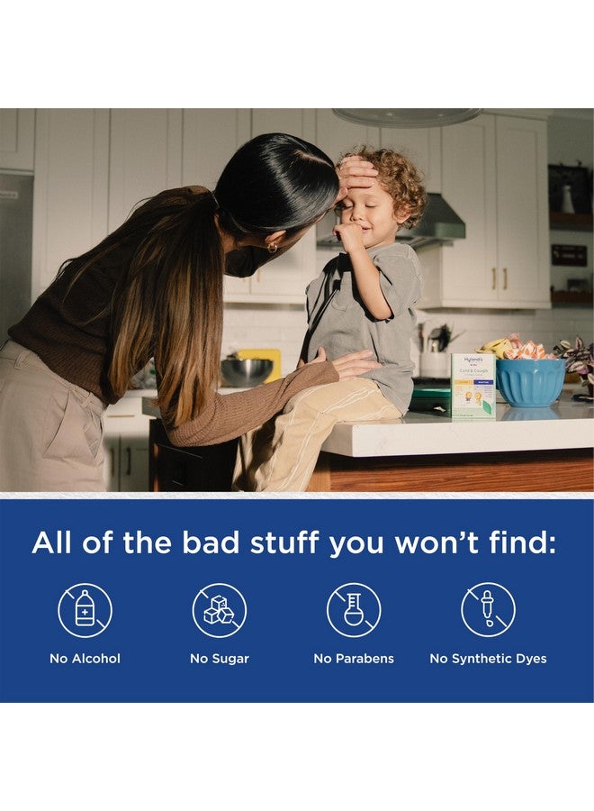 Hyland's Kids Cold and Cough, Nighttime Cough Syrup Medicine for Kids Ages 2 and up, Decongestant, Sore Throat relief and Sleeplessness, Relief of Common Cold Symptoms, 4 Fl Oz - Image 3