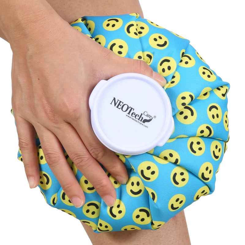 NeoTech Care حقيبة ثلج نيوتيك كير بغطاء لولبي قابلة للتعبئة وإعادة الاستخدام بتصميم وجه مبتسم 8 بوصات - Image 3