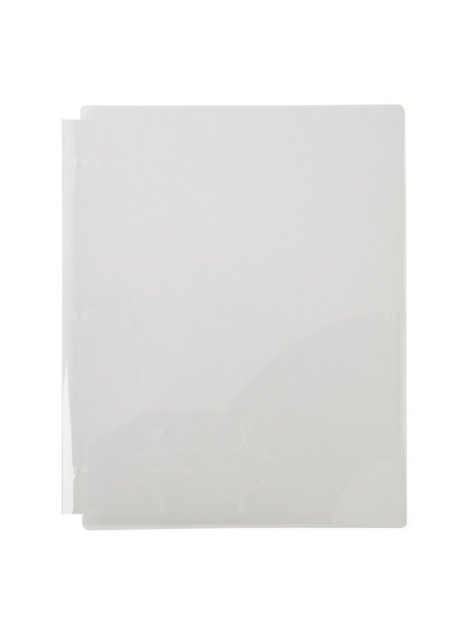 Filexec - Products 2 Pocket Folder 3 Hole Punched Translucent Pack Of 6 (504623127)Blue - Image 1