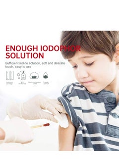 Sumifun 50 Pcs Iodine Swabsticks Individually Wrapped - First Aid Cotton Swabs for Wound Prevent Cleanning in Nasal Ears Bruise  - Image 4