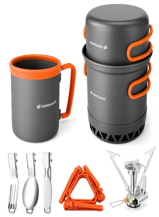 Odoland Camping Cookware OD0659 Camping Cooking Set - Image 1