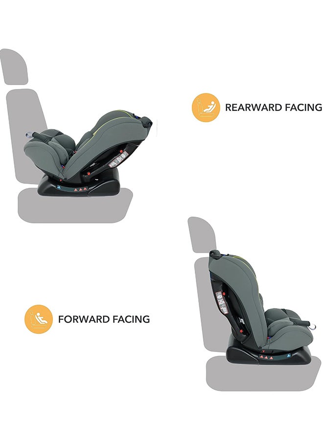 مقعد سيارة برونو للأطفال 3 في 1 - رمادي متعدد