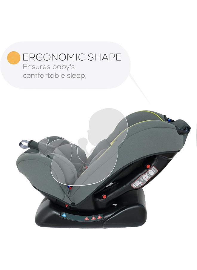 Nurtur Bruno Baby/Kids 3-In-1 Car Seat - 4 Position Recline - 5-Point Safety Harness – 143° Angle Recline - 0 Months To 7 Years  - Image 4
