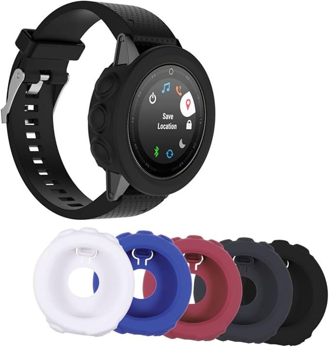 Shatter Resistant Silicone Protective Watch Case Cover Easy Installation White Medium - Image 1
