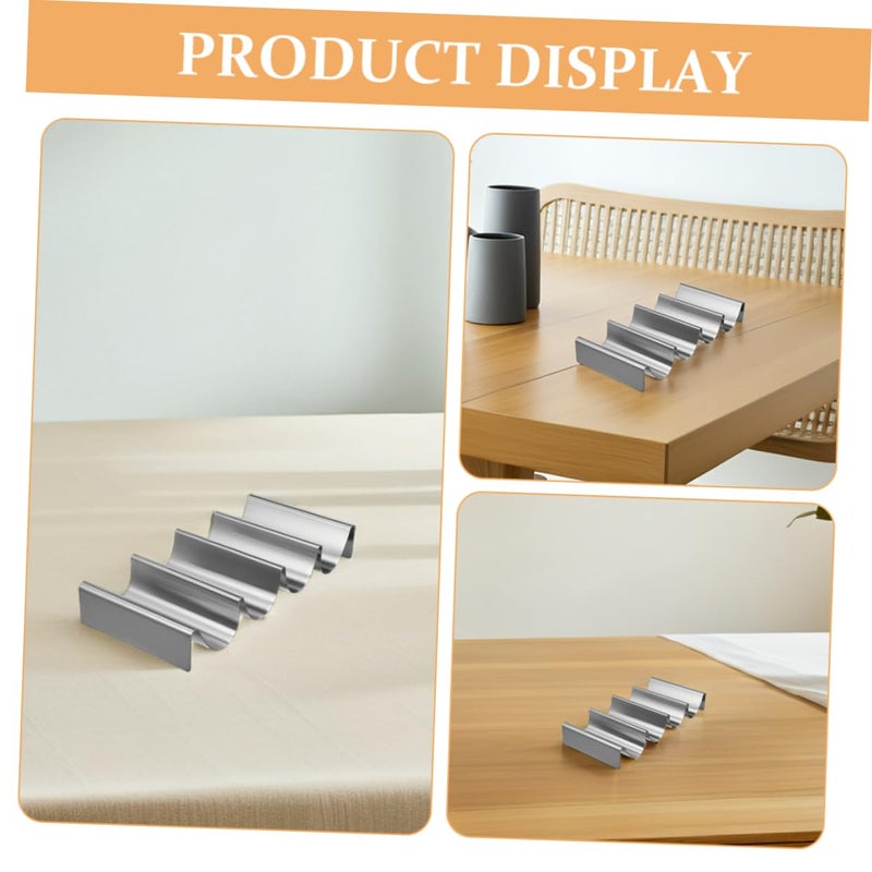 Stainless Steel Taco Holder Stand Set Of 2 Dishwasher Safe For Home And Commercial Use - Image 4