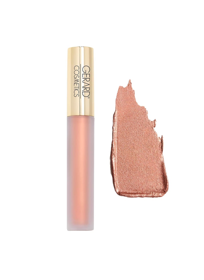 Gerard Cosmetics Gerard Cosmetics Metal Matte Liquid Lipstick Dreamweaver, Nude Pink Lipstick with Matte Metallic Finish, Long Lasting Nude Lipstick, Hydrate and Nourish Lips, Cruelty Free & Made in the USA 