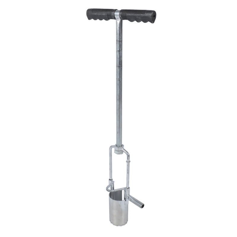 Long Handle Bulb Planter: 7.6cm Diameter, Serrated Base, 2-Pedal Design - Soft Grip Handle, No Bending, Efficient Soil Removal Bulb Planter for Spring Bulb Flowers, Bedding Plant Gardeners - Image 5
